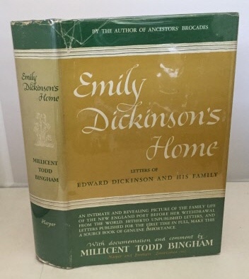 Image for Emily Dickinson's Home Letters of Edward Dickinson and His Family