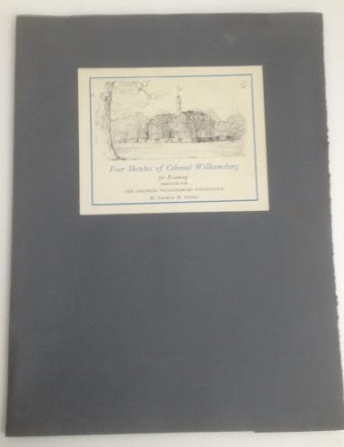 Image for Four Sketches of Colonial Williamsburg