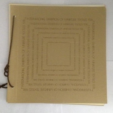 Image for First (1st) International Exhibition of Miniature Textiles 1974