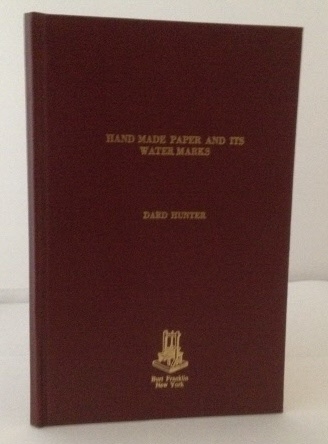 Image for Hand Made Paper and its Water Marks: A Bibilography