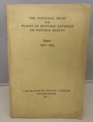 Image for The National Trust For Places Of Historic Interest Or Natural Beauty Report 1932-1933