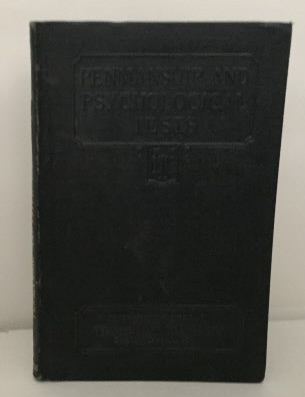 Image for Penmanship And Psychological Tests