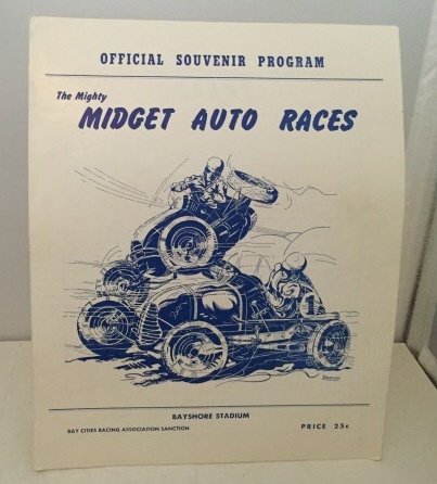 Image for Official Souvenir Program - The Mighty Midget Auto Races Bayshore Stadium 1949