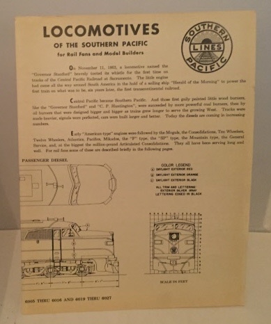 Image for Locomotives Of The Southern Pacific For Rail Fans and Model Builders