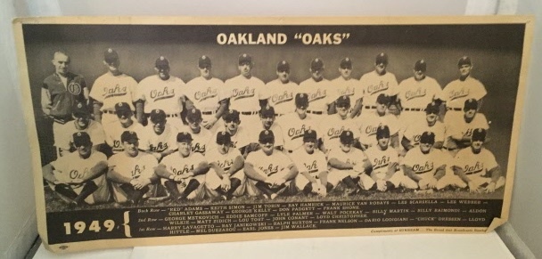 Image for 1949 Oakland Oaks Baseball Team Photograph