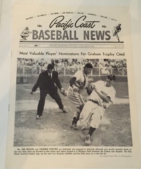 Image for Pacific Coast Baseball News August 25, 1949