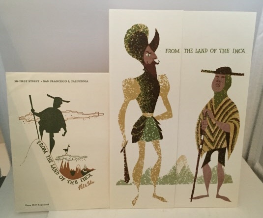 Image for From The Land Of The Inca Advertising Booklet, Envelope and Stamp